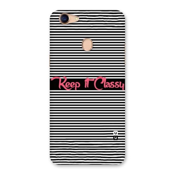 Keep It Classy Back Case for Oppo F5 Youth